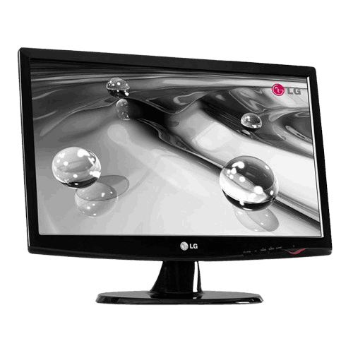 مانیتور ال سی دی ال جی مدل W1943SS سایز 18.5 اینچ کارکرده